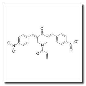 (3E,5E)-3,5-二[(4-硝基苯基)亚甲基]-1-(1-氧代-2-丙烯-1-基)-4-哌啶酮
