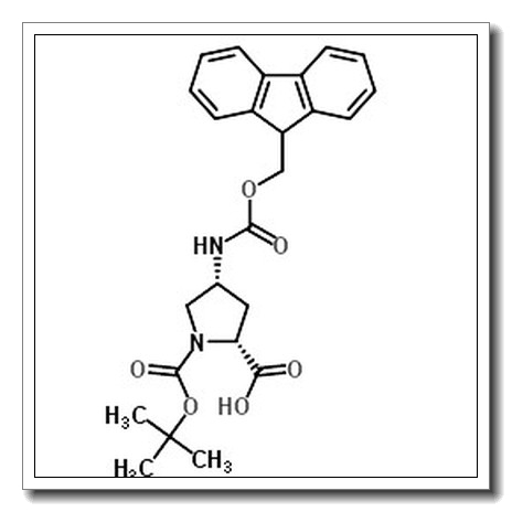 N-boc-顺式-4-n-Fmoc-氨基-d-脯氨酸