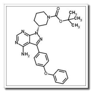 (R)-3-[4-氨基-3-(4-苯氧基苯基)-1H-吡唑并[3,4-D]嘧啶-1-基]哌啶-1-羧酸叔丁酯