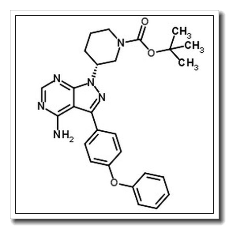 (R)-tert-butyl 3-(4-amino-3-(4-phenoxyphenyl)-1H-pyrazolo[3,4-d]pyrimidin-1-yl)-piperidine-1-carboxylate CAS 1022150-11-3