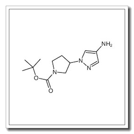tert-butyl 3-(4-aminopyrazol-1-yl)pyrrolidine-1-carboxylate CAS 1029413-53-3