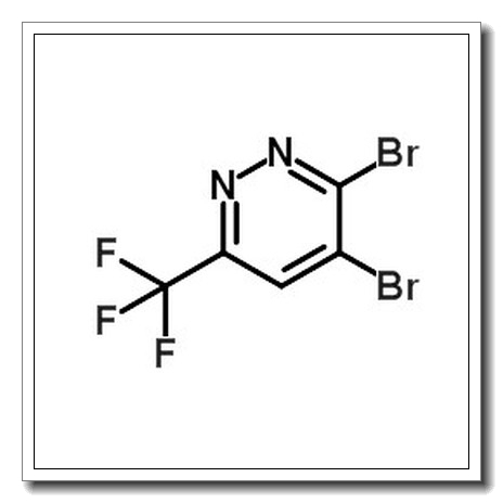 3,4-dibromo-6-(trifluoromethyl)pyridazine CAS 1073525-71-9