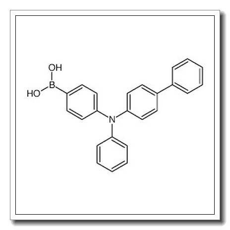 (4-([1,1-biphenyl]-4-yl(phenyl)amino)phenyl)boronic acid CAS 1084334-86-0
