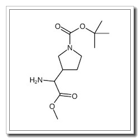 N1-Boc-吡咯烷-3-(氨-2-基)乙酸甲酯