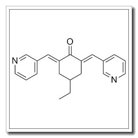 4-ethyl-2,6-bis(pyridin-3-ylmethylene)cyclohexanone CAS 1162656-22-5