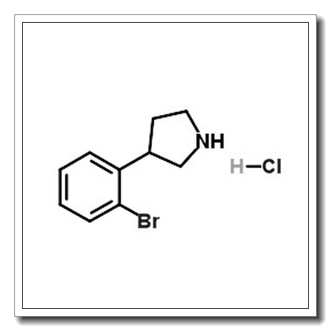 3-(2-Bromophenyl)pyrrolidine hydrochloride (1:1) CAS 1203682-28-3