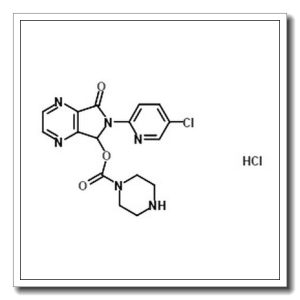 6-(5-Chloro-2-pyridinyl)-7-oxo-6,7-dihydro-5H-pyrrolo[3,4-b]pyrazin-5-yl 1-piperazinecarboxylate hydrochloride (1:1)