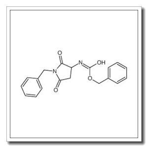 1-N-苄基-3-(N-Cbz)氨基-2,5-二酮吡咯烷
