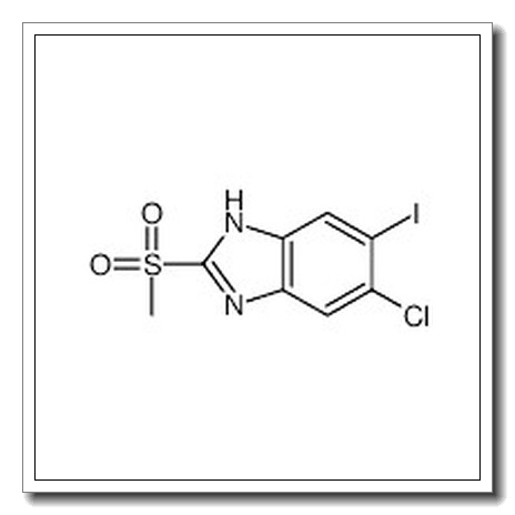 5-氯-6-碘-2-(甲基磺酰基)-1H-苯并[D]咪唑
