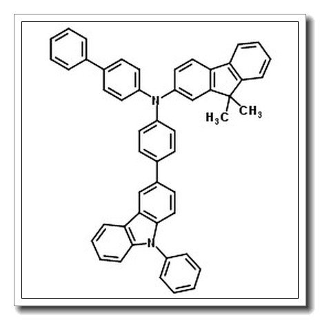 9H-​Fluoren-​2-​amine, N-​[1,​1'-​biphenyl]​-​4-​yl-​9,​9-​dimethyl-​N-​[4-​(9-​phenyl-​9H-​carbazol-​3-​yl)​phenyl]​ CAS 1242056-42-3