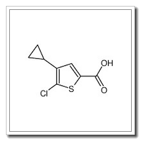 5-chloro-4-cyclopropylthiophene-2-carboxylic acid