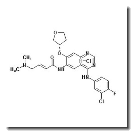 (2E)-N-{4-[(3-Chloro-4-fluorophenyl)amino]-7-[(3S)-tetrahydro-3-furanyloxy]-6-quinazolinyl}-4-(dimethylamino)-2-butenamide hydrochloride (1:1) CAS 1254955-21-9