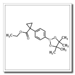 乙基 4-(1-乙氧基羰基环丙基)苯硼酸, 频哪醇酯
