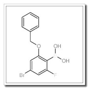 6-苄氧基-4-溴-2-氟苯硼酸