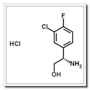 (S)-2-氨基-2-(3-氯-4-氟苯基)乙醇盐酸盐