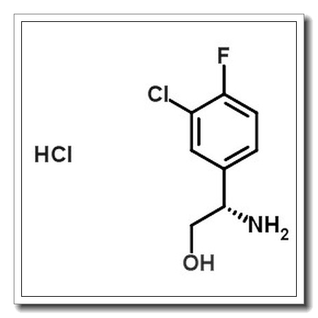 (S)-2-氨基-2-(3-氯-4-氟苯基)乙醇盐酸盐
