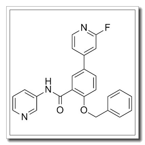 5-(2-氟-4-吡啶基)-2-(苯基甲氧基)-N-3-吡啶基苯甲酰胺