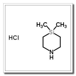 4,4-Dimethyl-1,4-azasilinane hydrochloride (1:1)