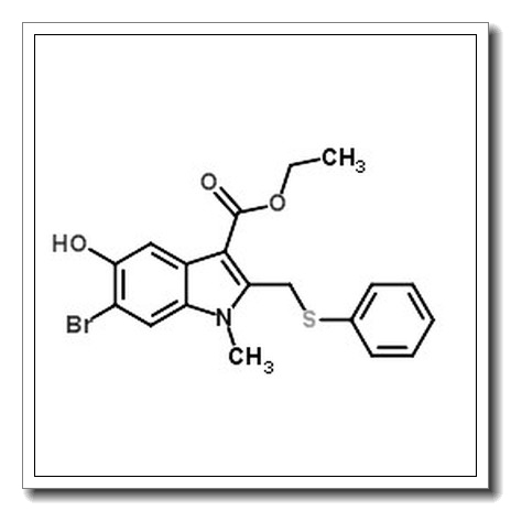6-溴-5-羟基-1-甲基-2-(苯基硫甲基)吲哚-3-甲酸乙酯