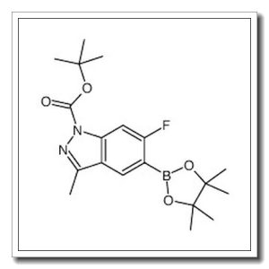 tert-butyl 6-fluoro-3-methyl-5-(4,4,5,5-tetramethyl-1,3,2-dioxaborolan-2-yl)indazole-1-carboxylate