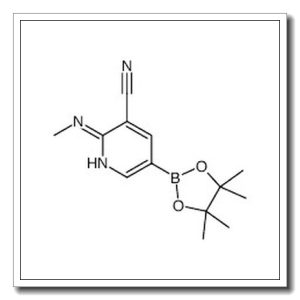2-(methylamino)-5-(4,4,5,5-tetramethyl-1,3,2-dioxaborolan-2-yl)pyridine-3-carbonitrile