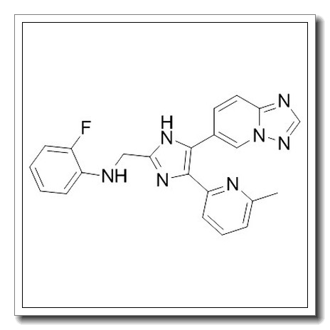 1H-​Imidazole-​2-​methanamine, N-​(2-​fluorophenyl)​-​5-​(6-​methyl-​2-​pyridinyl)​-​4-​[1,​2,​4]​triazolo[1,​5-​a]​pyridin-​6-​yl CAS 1352608-82-2