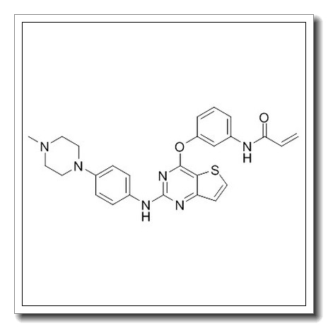 N-[3-[[2-[[4-(4-Methyl-1-piperazinyl)phenyl]amino]thieno[3,2-d]pyrimidin-4-yl]oxy]phenyl]-2-propenamide CAS 1353550-13-6