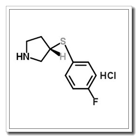 (S)-3-(4-氟-苯基硫烷基)-吡咯烷盐酸盐