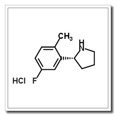 (R)-2-(5-氟-2-甲基苯基)吡咯烷盐酸盐