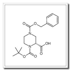 (R)-N-1-Boc-N-4-Cbz-2-哌嗪甲酸