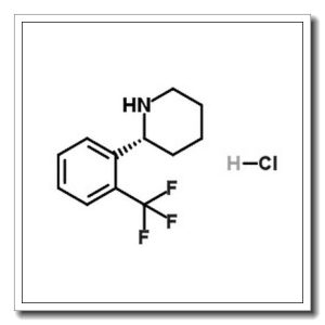 (2R)-2-[2-(Trifluoromethyl)phenyl]piperidine hydrochloride (1:1)