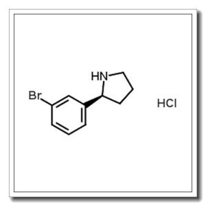(S)-2-(3-溴苯基)吡咯烷盐酸盐