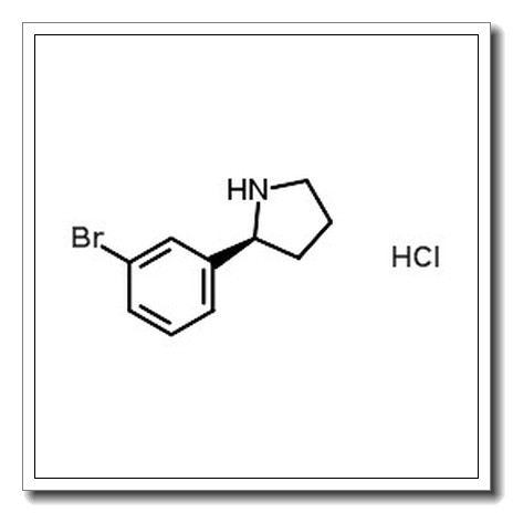 (S)-2-(3-溴苯基)吡咯烷盐酸盐