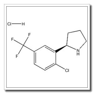 (R)-2-(2-氯-5-(三氟甲基)苯基)吡咯烷盐酸盐