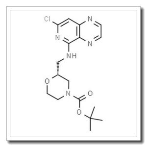 (R)-2-((7-氯吡啶并[4,3-b]吡嗪-5-基氨基)甲基)吗啉-4-羧酸叔丁酯