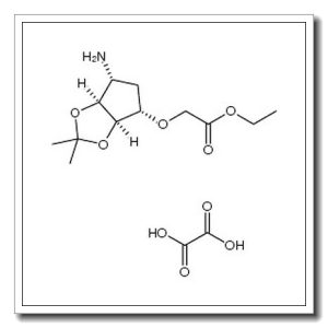 2-(((3aR,4S,6R,6aS)-6-氨基-2,2-二甲基四氢-3aH-环戊二烯并[d][1,3]二氧杂环戊烯-4-基)氧基)乙酸酯草酸盐