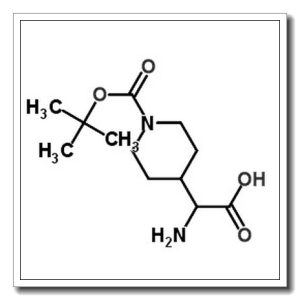 Amino(1-{[(2-methyl-2-propanyl)oxy]carbonyl}-4-piperidinyl)acetic acid