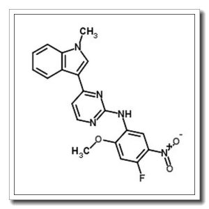 N-(4-氟-2-甲氧基-5-硝基苯基)-4-(1-甲基-1H-吲哚-3-基)-2-嘧啶胺