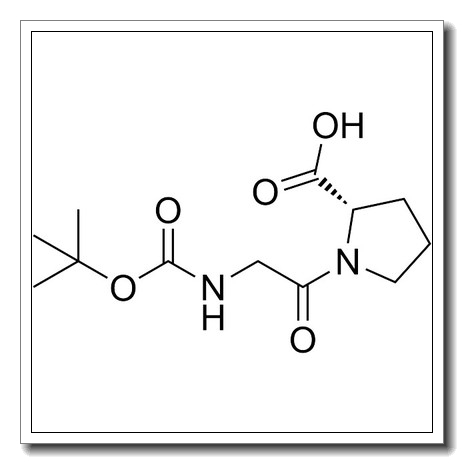 N-[叔丁氧羰基]甘氨酰-L-脯氨酸