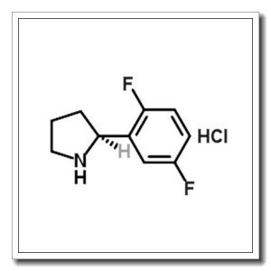 (2S)-2-(2,5-Difluorophenyl)pyrrolidine hydrochloride (1:1)