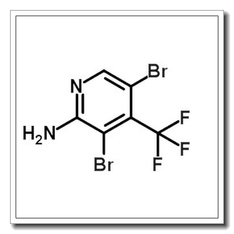 3,5-Dibromo-4-(trifluoromethyl)-2-pyridinamine CAS 1446182-32-6