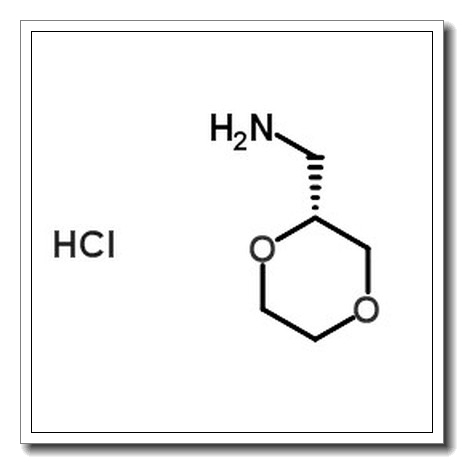 1-[(2R)-1,4-Dioxan-2-yl]methanamine hydrochloride (1:1)