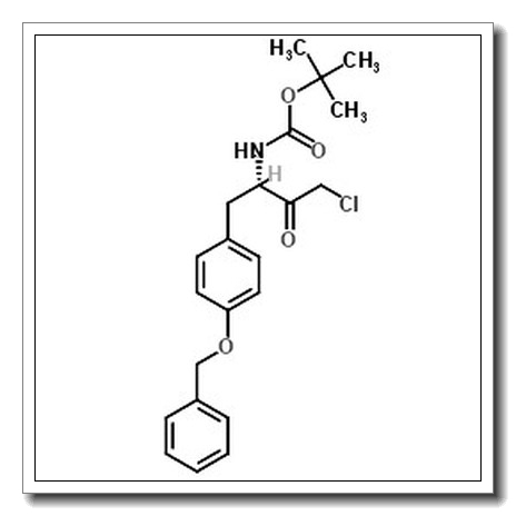 2-Methyl-2-propanyl {(2S)-1-[4-(benzyloxy)phenyl]-4-chloro-3-oxo- 2-butanyl}carbamate CAS 152438-62-5