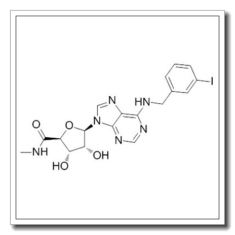 (2S,3S,4R,5R)-3,4-dihydroxy-5-[6-[(3-iodophenyl)methylamino]purin-9-yl]-N-methyloxolane-2-carboxamide CAS 152918-18-8