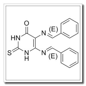 2,3-二氢-5,6-二[(E)-(苯基亚甲基)氨基]-2-硫代-4(1H)-嘧啶酮