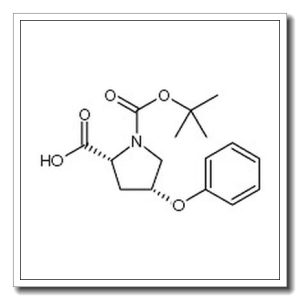 1,​2-​Pyrrolidinedicarboxy​lic acid, 4-​phenoxy-​, 1-​(1,​1-​dimethylethyl) ester, (2R-​cis)​- (9CI)