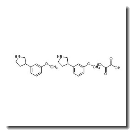 3-(3-Methoxyphenyl)pyrrolidine ethanedioate (2:1) CAS 1610028-40-4