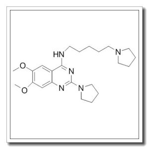 6,7-二甲氧基-2-(1-吡咯烷基)-N-[5-(1-吡咯烷基)戊基]-4-喹唑啉胺