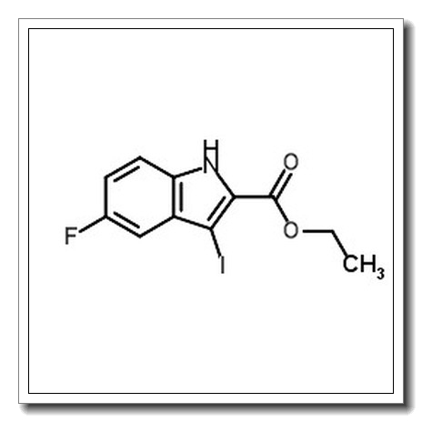 5-氟-3-碘-1H-吲哚-2-羧酸乙酯
