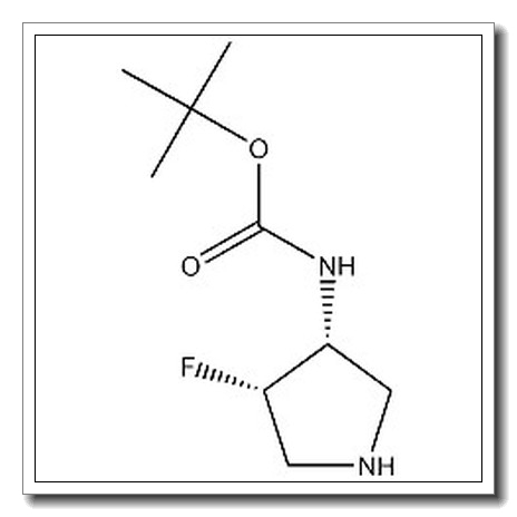 Carbamic acid, [(3R,4S)-4-fluoro-3-pyrrolidinyl]-, 1,1-dimethylethyl ester, rel- CAS 169750-42-9